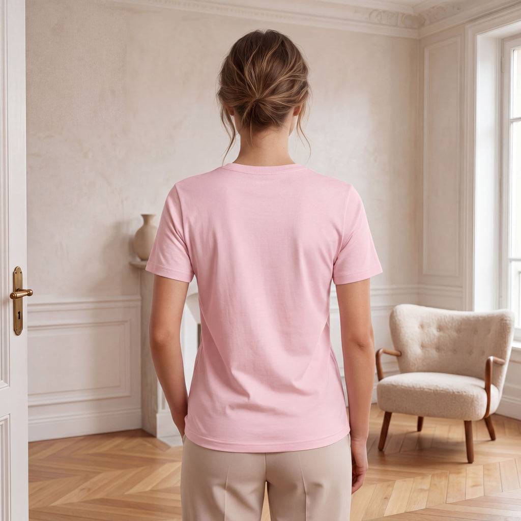 T-shirt floral I coton bio
