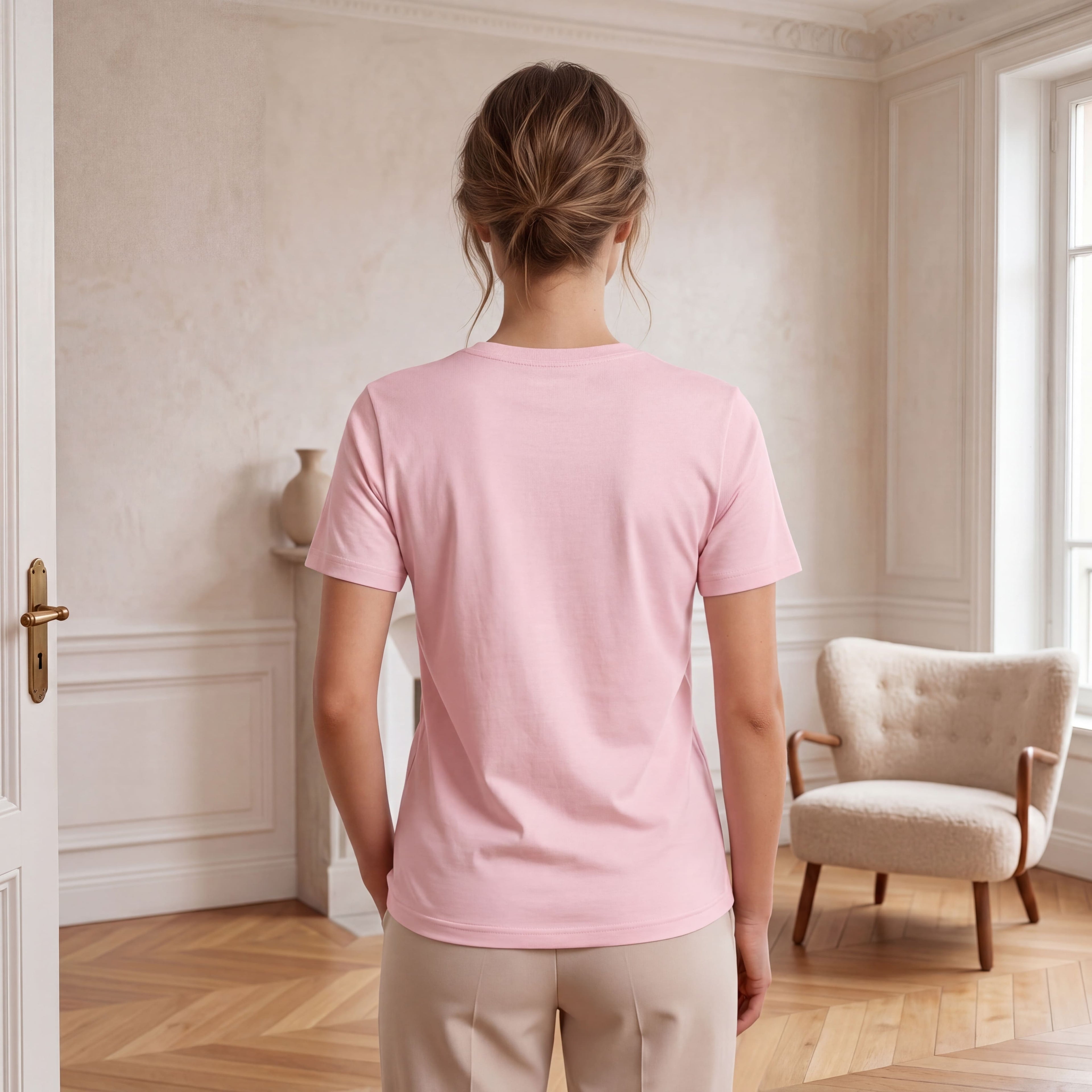T-shirt floral I coton bio