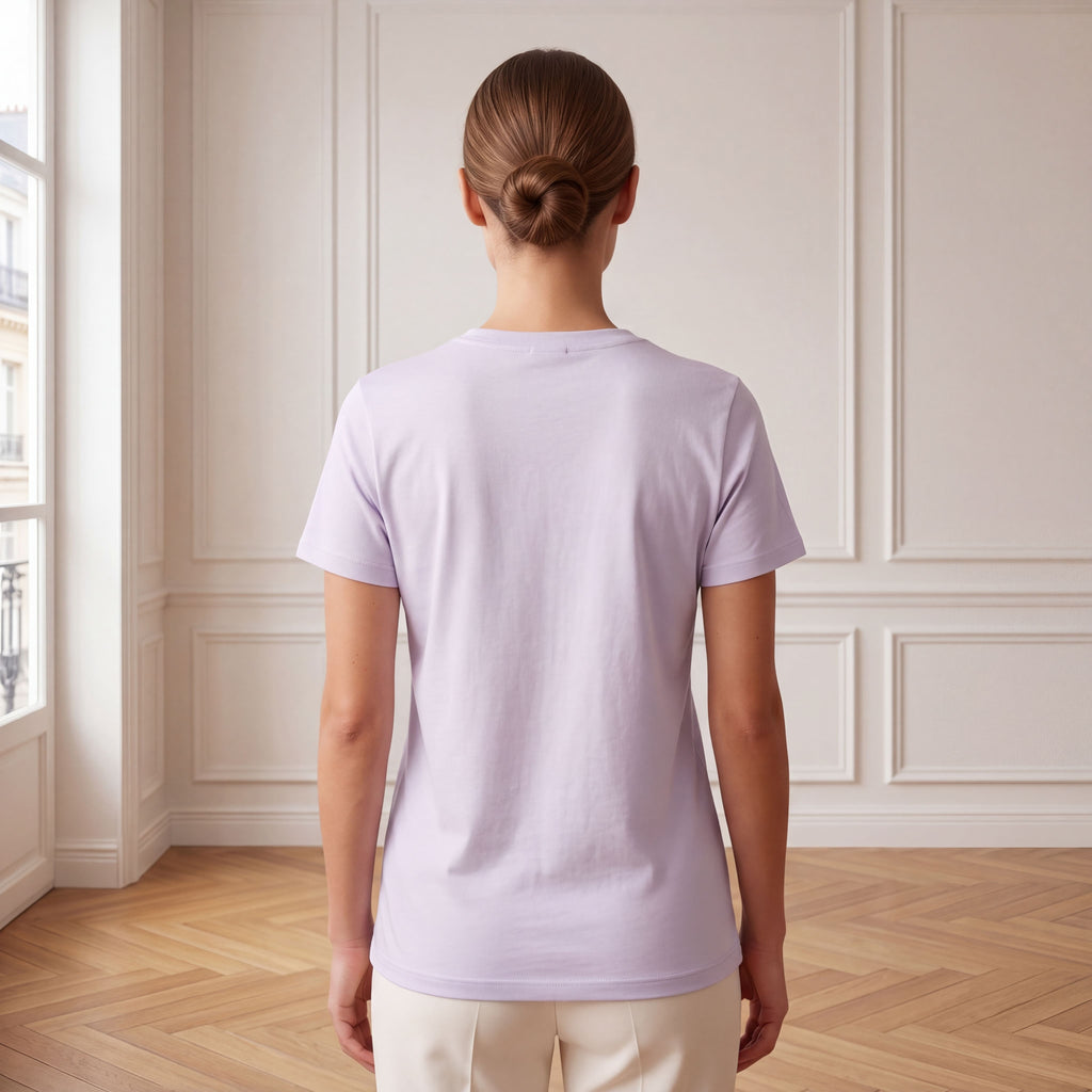 T-shirt floral I coton bio