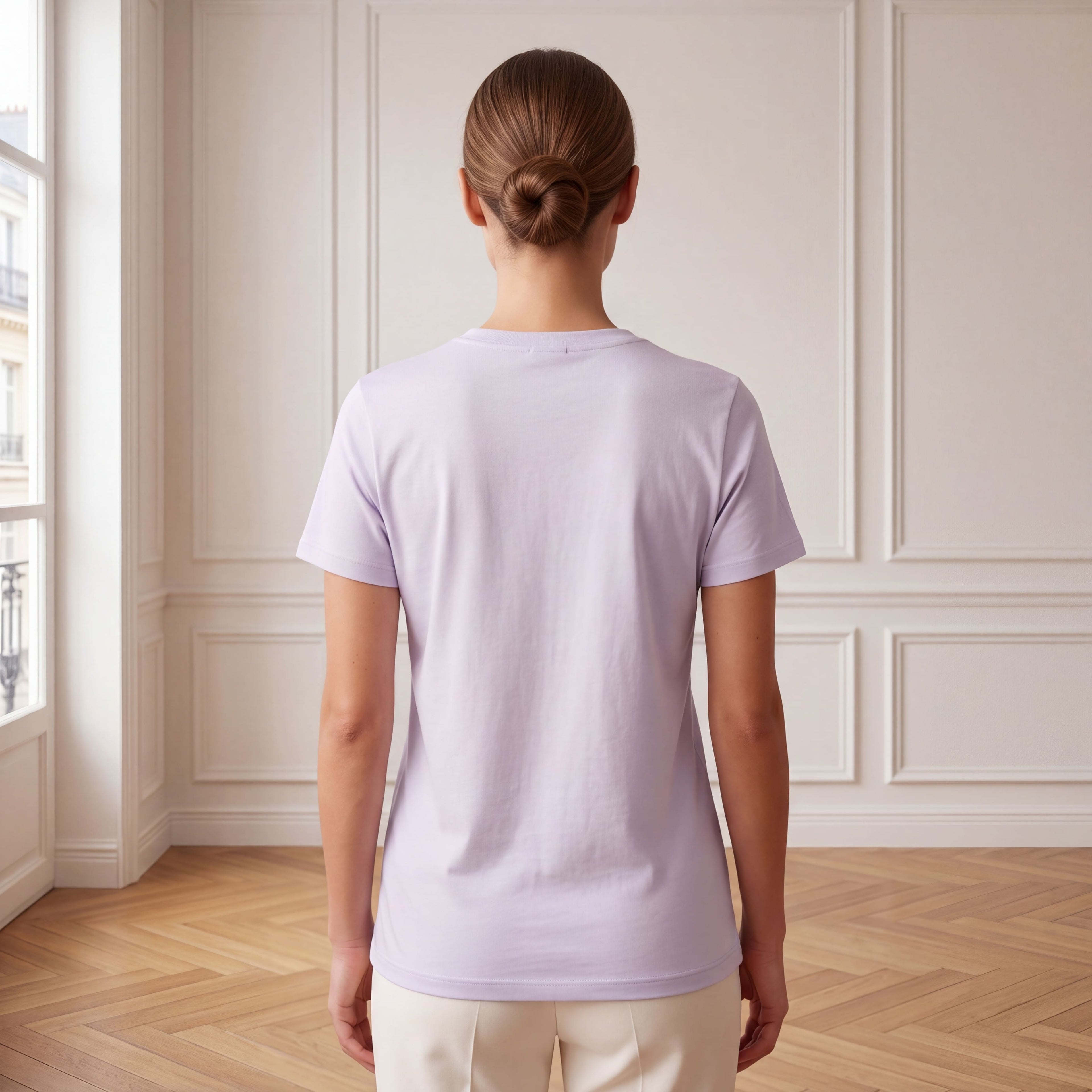T-shirt floral I coton bio