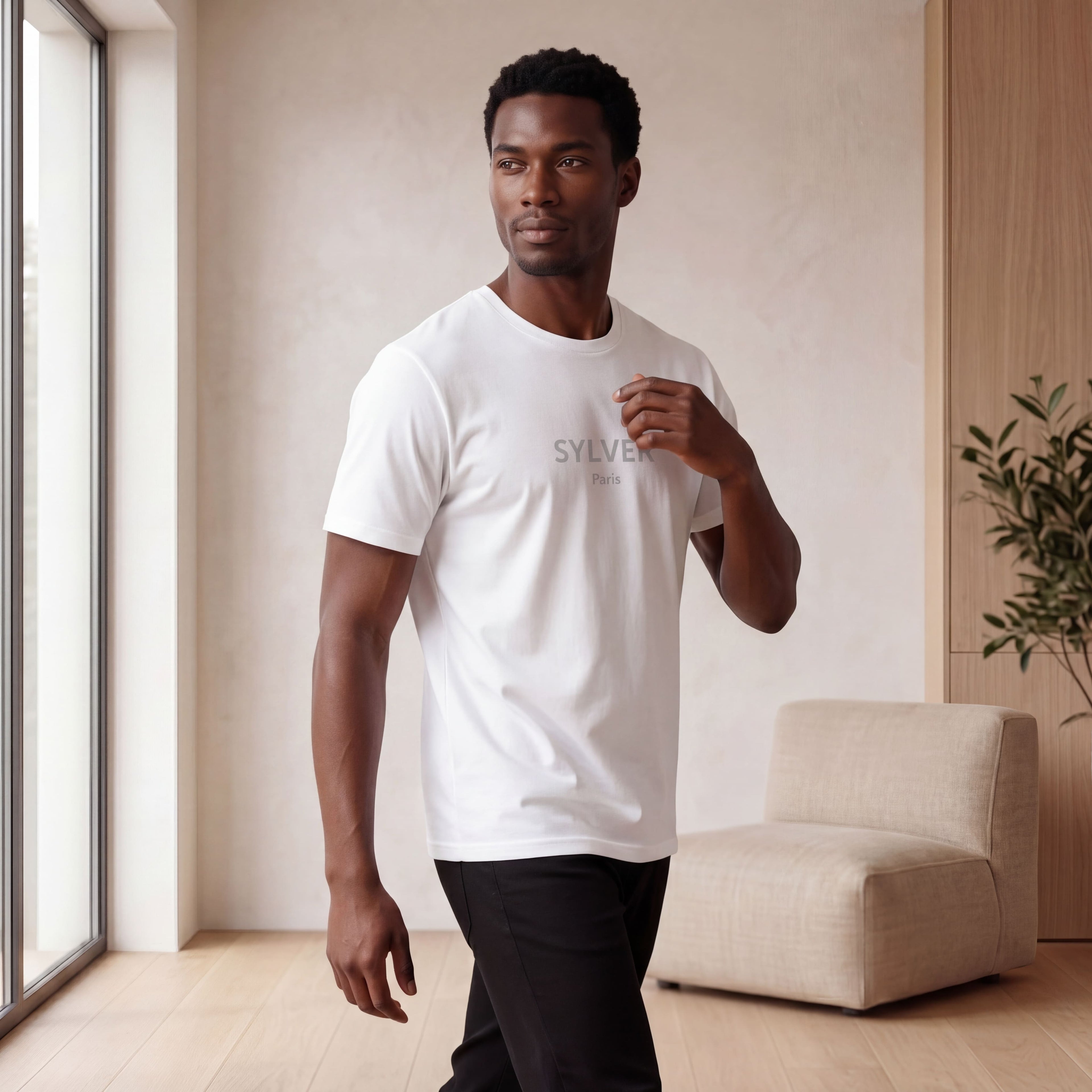 T-shirt unisexe en coton biologique